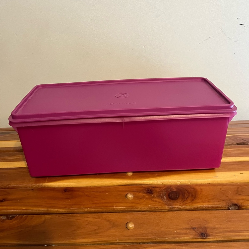 Tupperware bread container. Washed but never used.